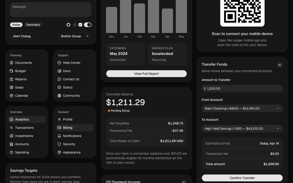 shadcn/ui website screenshot