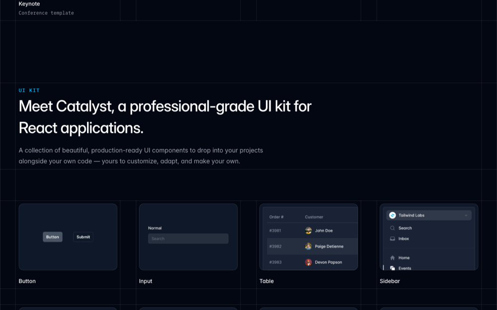 Tailwind Plus website screenshot